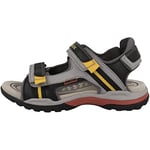 Geox Garçon J Borealis Boy A Sandales, Black/Grey, 24 EU