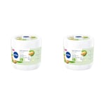 NIVEA NATURALLY GOOD Family Care Crème multi-usage pour toute la famille (1 x 450 ml), Crème 3-en-1 enrichie en huile d’amande douce 100% naturelle, Crème visage- corps–mains (Lot de 2)