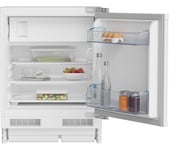 BEKO BRS4682 Integrated Undercounter Fridge - Fixed Hinge, White