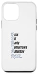 Coque pour iPhone 12 mini Poets Day-funny gag or expression with cheeky pun