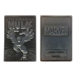 Marvel Lingot en métal The Hulk Limited Edition collector Ingot 146327