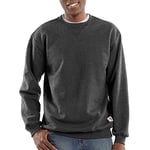 Carhartt Men's Loose Fit Midweight Crewneck Sweatshirt, Carbon Heather, XS