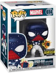 Figurine Funko Pop Bobble Head - Marvel Comics N°614 - Spider-Man (Captain Universe) (47064)