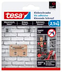 tesa 77902 - Lot de 2 Vis adhésives rectangle pour brique 2,5 Kg