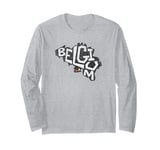 Retro Belgium Long Sleeve T-Shirt