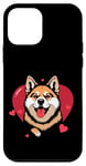 Coque pour iPhone 12 mini Coeurs de Corgi pour la Saint-Valentin