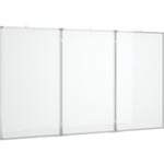 Vidaxl - Tableau blanc magnétique pliable 120x100x1,7 cm aluminium