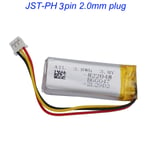 3.8V 1000mAh 822048 LiPo Battery 3pin 2.0mm For Roku Pro Voice Remote Controller