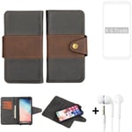 cellhone case for OnePlus OnePlus 8 + earphones Wallet Case Cover bumper