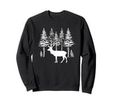 Wildlife Nature Animal Deer Outdoor Forest Sweatshirt