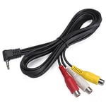 3.5mm till 3 RCA AV-kabel