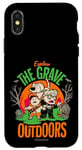 Coque pour iPhone X/XS Disney et Pixar's Up Explorez la tombe en plein air Halloween