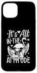 Coque pour iPhone 15 Plus Flamant rose – It's All In The Attitude – Drôle de flamant rose