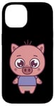 Coque pour iPhone 14 Cute Piglet - Baby Pig - Classic