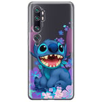 ERT GROUP Coque de téléphone Portable pour Xiaomi MI Note 10 / Pro Original et sous Licence Officielle Disney Motif Stitch 001 adapté à la Forme du Portable, partiel imprimé, DPCStitch049, Transparent