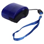 (Blue)Manual Charger Portable Hand Crank Phone Charger For Emergency Standard