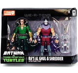 Batman vs Teenage Mutant Ninja Turtles Ra's Al Ghul & Shredder Action Figures