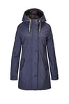 G.I.G.A. DX Women's Dianora Casual Softshell Parka with Hood, womens, Casual softshell parka with hood., 34535-000, navy, 34 (EU)