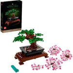 LEGO Icons 10281 Bonsai, Construction, Fleurs Decoratives, Kit Bonsai, Plantes e