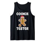 Christmas COOKIE TESTER Funny Children's Costume Tank Top