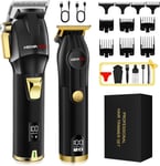 HIENA PRO Hair Clippers Men Cordless T Liners Hair Trimmer Set,Men Professional