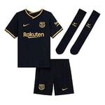 Nike FCB LK NK BRT KIT AW Ensemble de Football Mixte Enfant, Black/(Metallic Gold) (Full Sponsor), FR : XL (Taille Fabricant : XL)