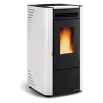 Extraflame 1288500 Poêle à Granulés 6,5kW Ketty 5.0 Blanc 5 Étoiles