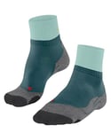 FALKE Women's TK2 Explore Short W SSO Wool Thick Anti-Blister 1 Pair Hiking Socks, Green (Amazonia 7676), 2.5-3.5