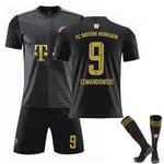 Vuxen Lewandowski #9 Fc Bayern München Fotboll T-shirts Jersey Set Goodies nyaste S(165-170CM)