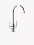 Pronteau by Abode ProTrad Swan 3-In-1 Instant Steaming Hot Water 2 Lever Kitchen Tap