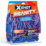 Zuru X SHOT Insanity Blaster Refill Pack of 200 Foam Darts