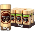 Nescafe Gold Blend Smooth Instant Coffee 200g - Pack of 6