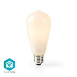 SmartLife LED vintage lampa | Wi-Fi | E27 | 500 lm | 5 W | Varm Vit | 2700 K | Glas | Android / IOS | ST64 | 1 st.