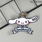 1st Sanrio Kuromi Cinnamoroll Anime smältbara lappar på kläder A