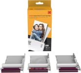 New Ink Ribbon Paper,30 Photo Cartridge Papier Photo pour Imprimante Photo Mini Shot Combo Blanc à Sublimation Thermique