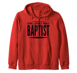 King James Bible Baptist Christian Church KJV Zip Hoodie