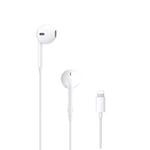 iPhone-kompatibla Lightning-hörlurar i örat iPhone X/11/12/13/14 Vit