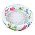 Piscine gonflable ronde pour bébés et tout-petits,petite pompe portable pour enfants,piscine d'intérieur et d'extérieur,dinosaure de dessin #A