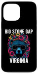 Coque pour iPhone 13 Pro Max Big Stone Gap Virginia USA Ours avec fleurs