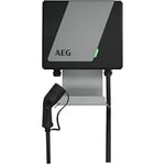 AEG Automotive Wallbox Station de Charge pour Voitures électriques/Hybrides FF 22 KW avec disjoncteur de Protection Noir/Gris