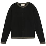 Creamie Cardigan Pointelle Black Cardigan Pointelle Cardigan Black | Svart | 110 cm