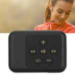 (Black)IPX8 Waterproof MP3 Player Multifunctional HiFi Stereo Noise Reduction