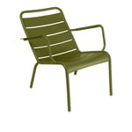 Fermob - Luxembourg Low Armchair, Pesto - Matstolar utomhus