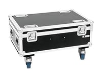 ROADINGER Flightcase 4 x 40 pièces avec Roues, Multicolore, Taille Unique