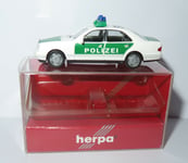 HERPA HO 1/87 MERCEDES-BENZ E-KLASSE POLIZEI POLICE B10 #042864 IN BOX