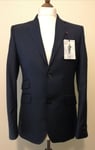Ted Baker Endurance Sterling Check Suit Jacket Navy Size uk 38 eu 48