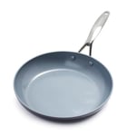 GreenPan Valencia Pro Hard Anodised Healthy Ceramic Non-Stick 30 cm Frying Pan Skillet, PFAS-Free, Induction, Oven Safe, Grey