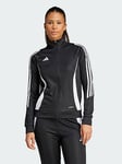 adidas Tiro 24 Training Jacket, Black, Size 2Xs, Women