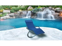 Keter - Bain De Soleil À Bascule Swing Luxe Monaco - Bleu - 14-700895