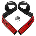 PROIRON Sangles de Fitness et Musculation Halérophilie Bandes Straps Rembourrées Support de Poignet Lifting Straps Extra-Longues Sangles de Gymnastique Crossfit